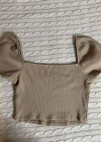 Bej Triko  Kadın Bluz - Görsel 2