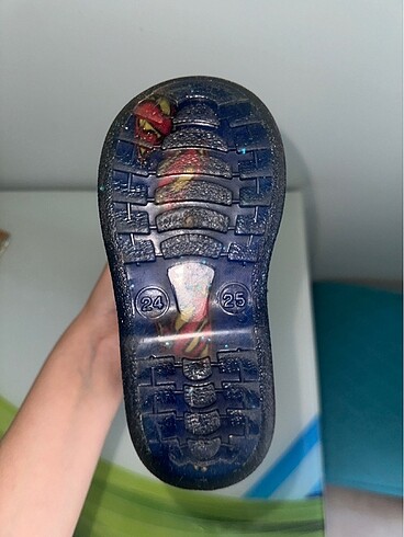 24 Beden mavi Renk yağmur çizmesi