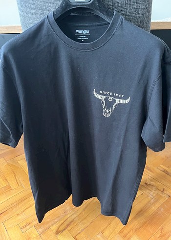 Wrangler Siyah Bisiklet Yaka Tisort