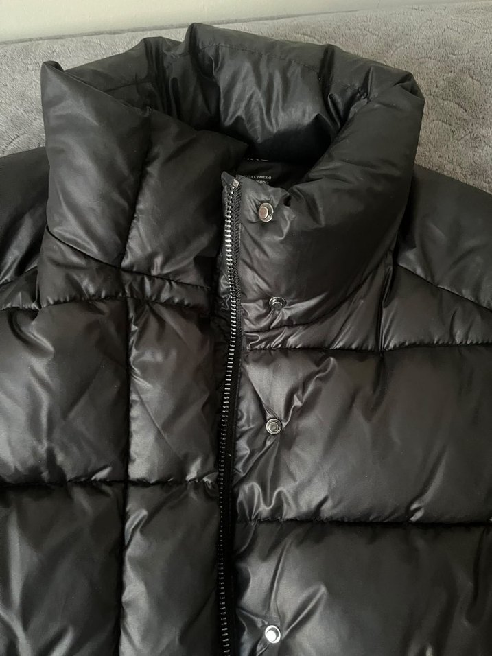 Mango Siyah Şişme Unisex Mont — görsel 5/11