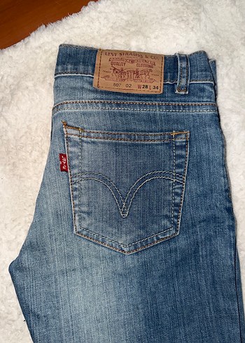 Levis 501 Original Fit Mavi Denim Jean
