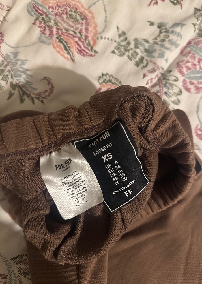 ForFun Marka Kahve Eşofman Altı - Görsel 4