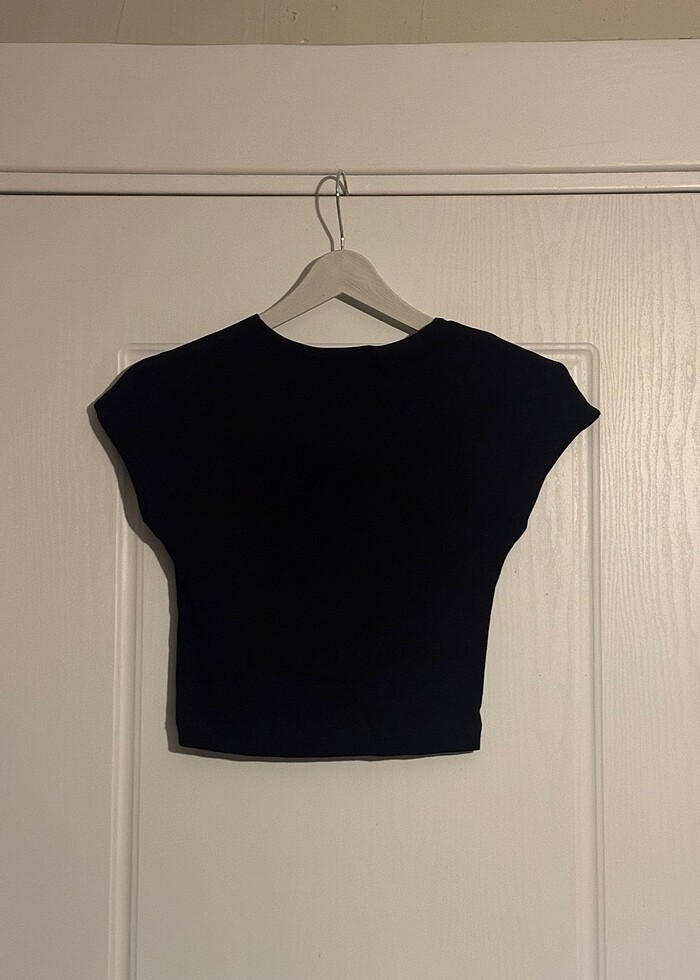 Zara Siyah Basic Tshirt - Görsel 4