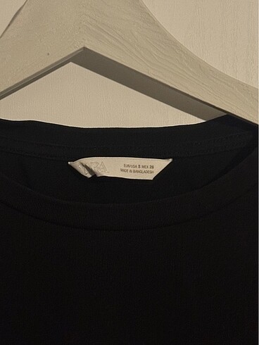Zara Basic Siyah Tshirt - Görsel 2