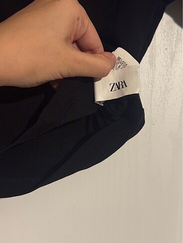 Zara Basic Siyah Tshirt - Görsel 5