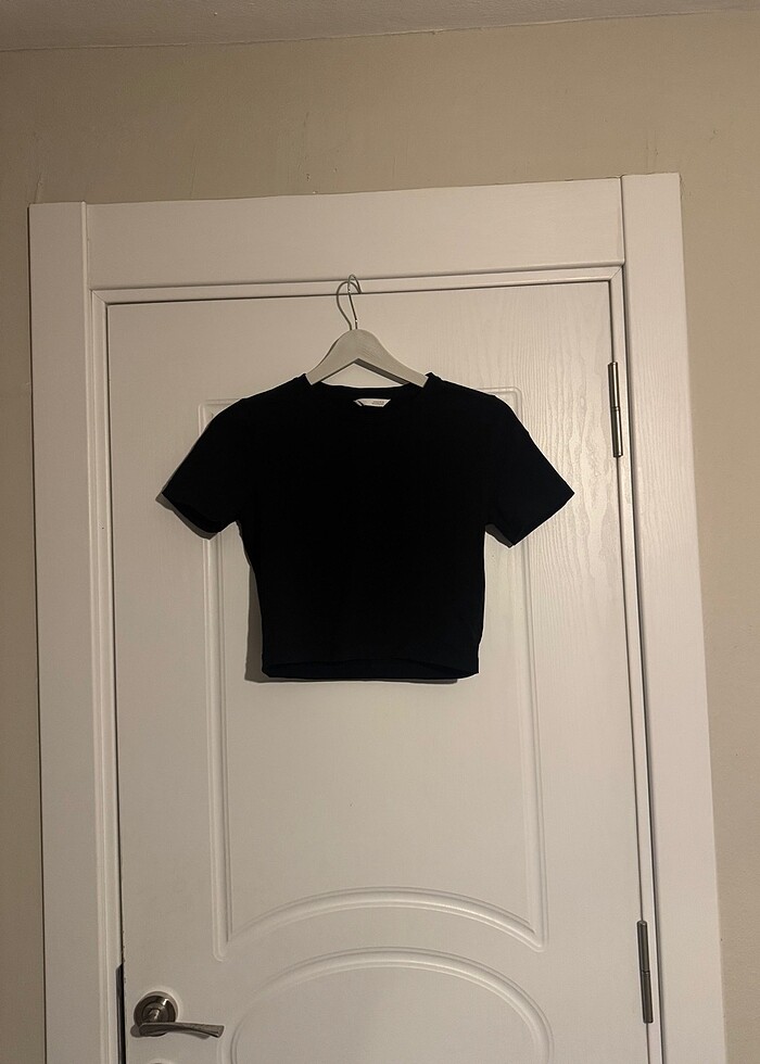 Zara Basic Siyah Tshirt - Görsel 3