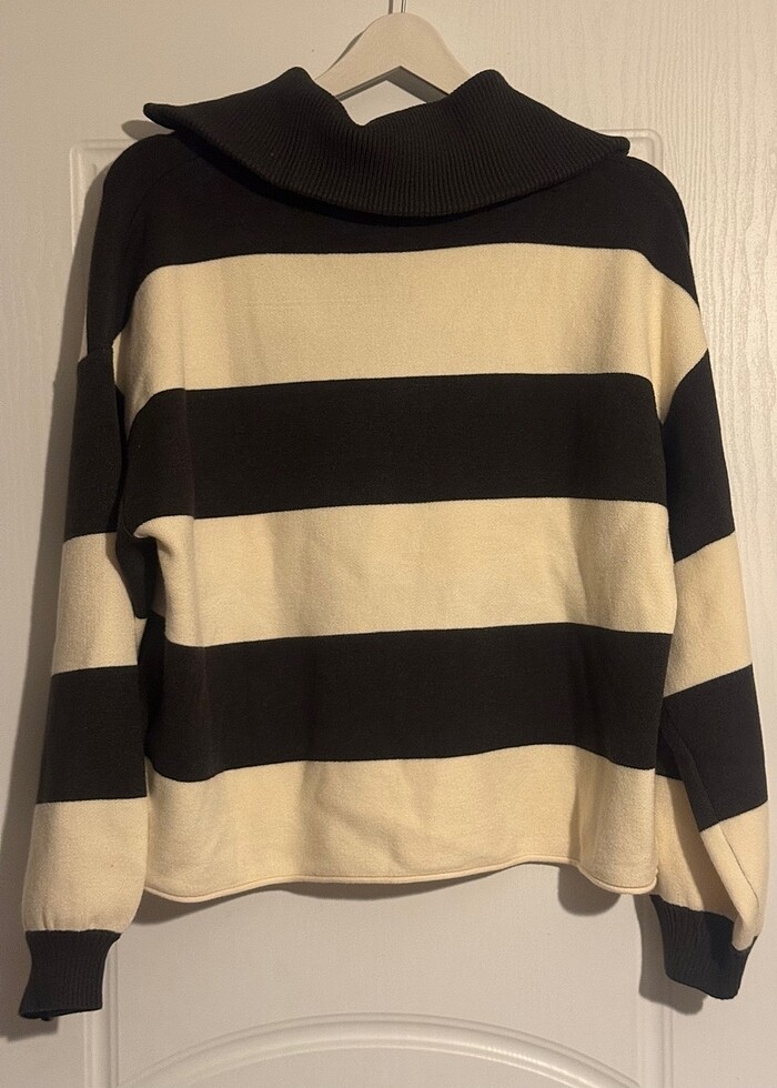 Stradivarius Örme Kazak - Görsel 4