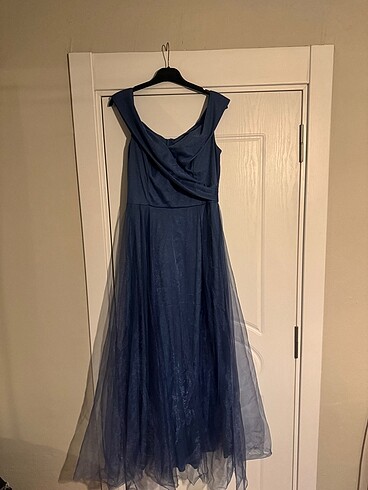 Mavi Abiye Elbise - Görsel 2