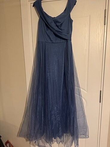 Mavi Abiye Elbise - Görsel 3