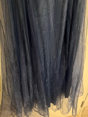 Mavi Abiye Elbise - Görsel 8