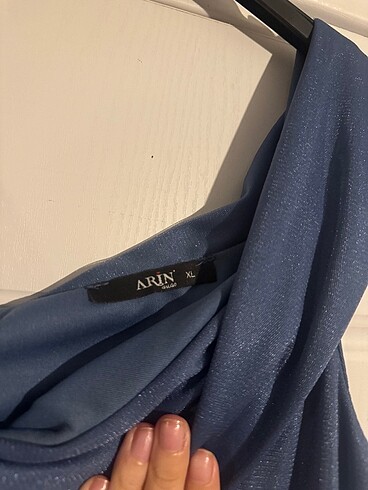 Mavi Abiye Elbise - Görsel 9