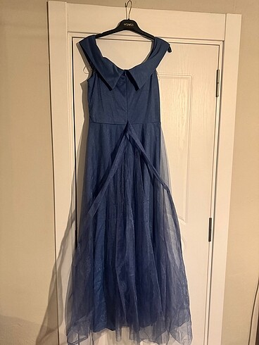 Mavi Abiye Elbise - Görsel 10