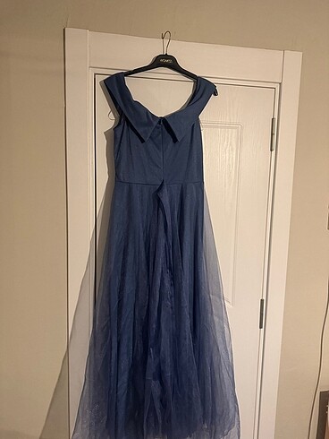 Mavi Abiye Elbise - Görsel 11