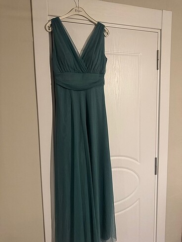 Yeşil Abiye Elbise - Görsel 2