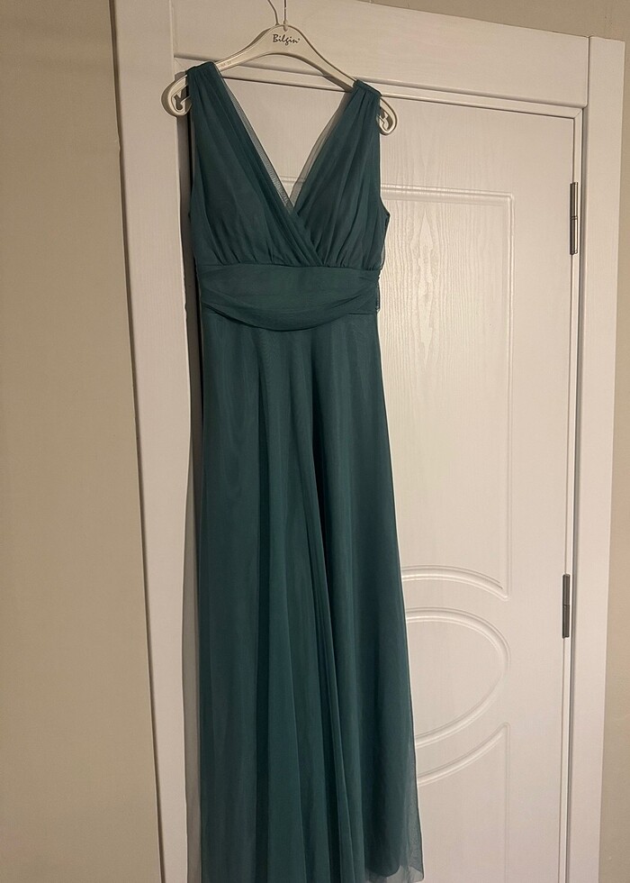 Yeşil Abiye Elbise - Görsel 2