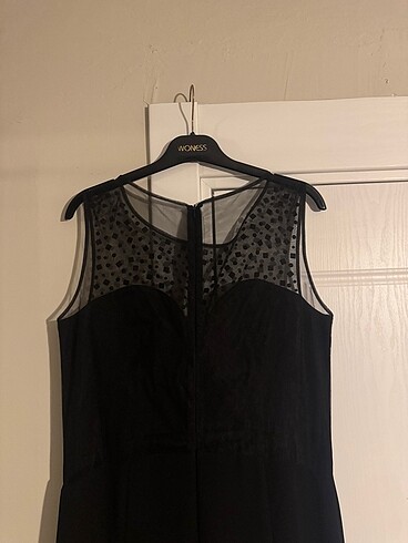 Uzun Abiye Siyah Elbise - Görsel 5