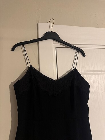 Gusto Marka Siyah Dantel Detay Elbise - Görsel 3