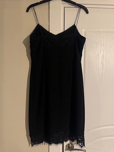 Gusto Marka Siyah Dantel Detay Elbise - Görsel 4