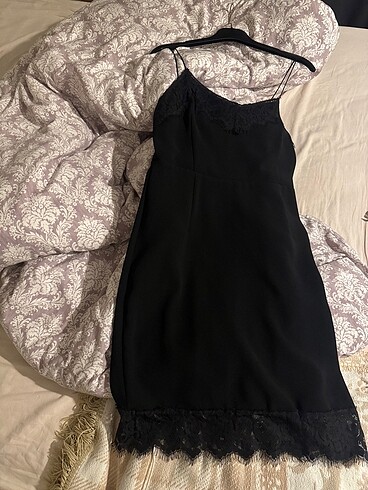 Gusto Marka Siyah Dantel Detay Elbise - Görsel 6