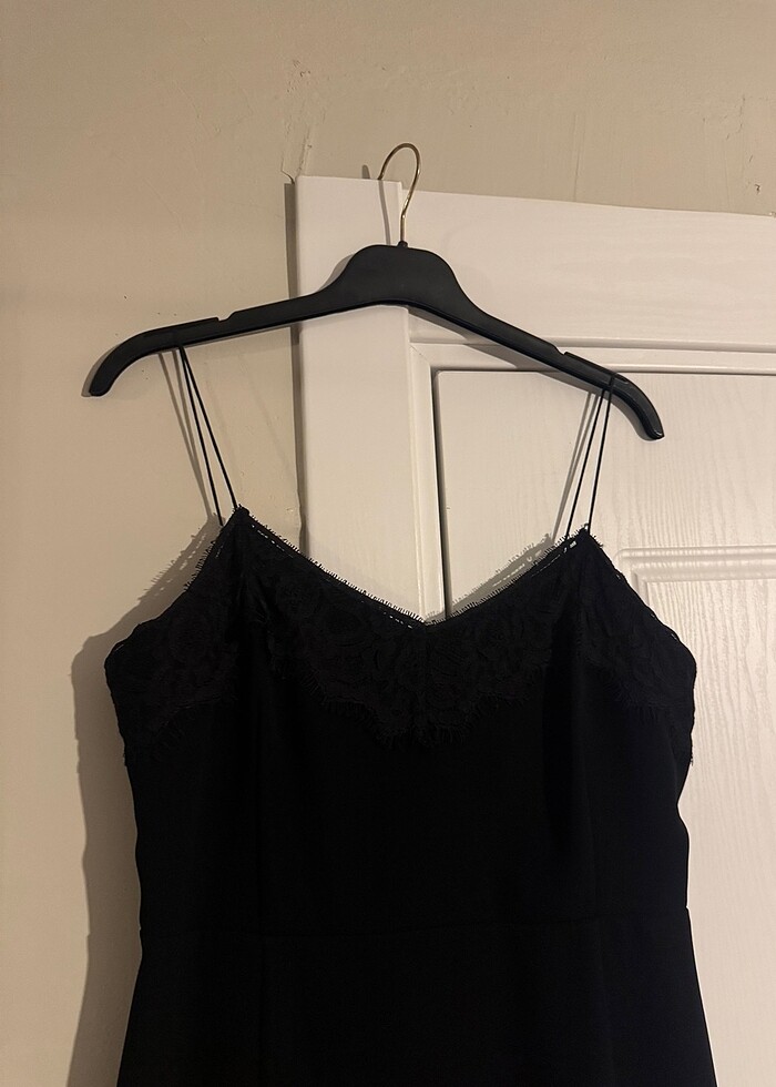 Gusto Marka Siyah Dantel Detay Elbise - Görsel 3