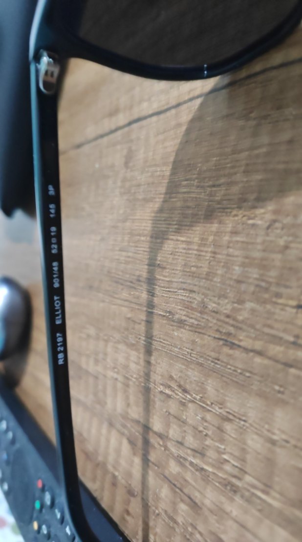 Ray-Ban 2197 Siyah Köşeli Güneş Gözlüğü orjinal Unisex — görsel 7/8