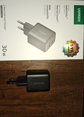 Diğer Ugreen 30w 2 Portlu Kompakt Sarj Cihazi