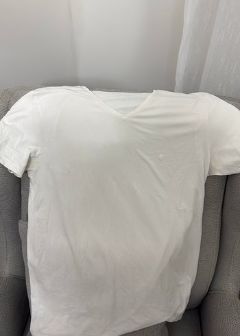 Lacoste Ramsey Lacoste Avva Beyaz V Yaka Erkek Tisort