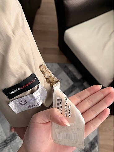 xl Beden ten rengi Renk Takım ceketi