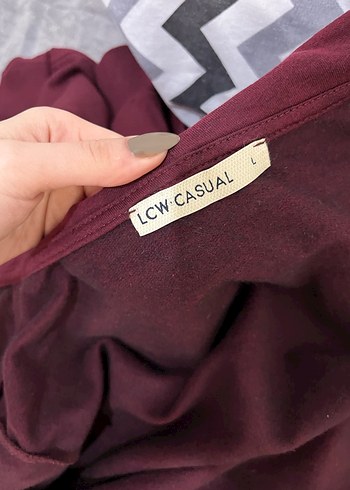 Bordo Fermuarlı Kadın Sweatshirt - Görsel 3