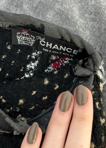 Ekoseli Örme Midi Etek - Görsel 3