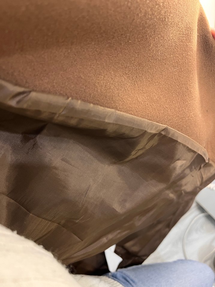 Kadın Kahverengi Midi Kaban - Görsel 3