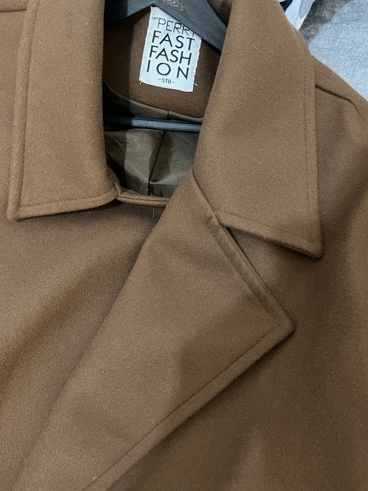 Kadın Kahverengi Midi Kaban - Görsel 5