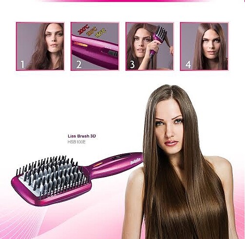 Babyliss 3d düzleştirici tarak