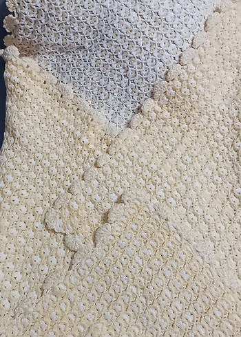 El örgüsü bebek battaniyesi - Görsel 4