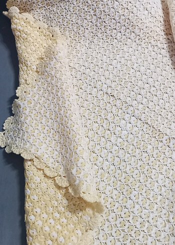 El örgüsü bebek battaniyesi - Görsel 5