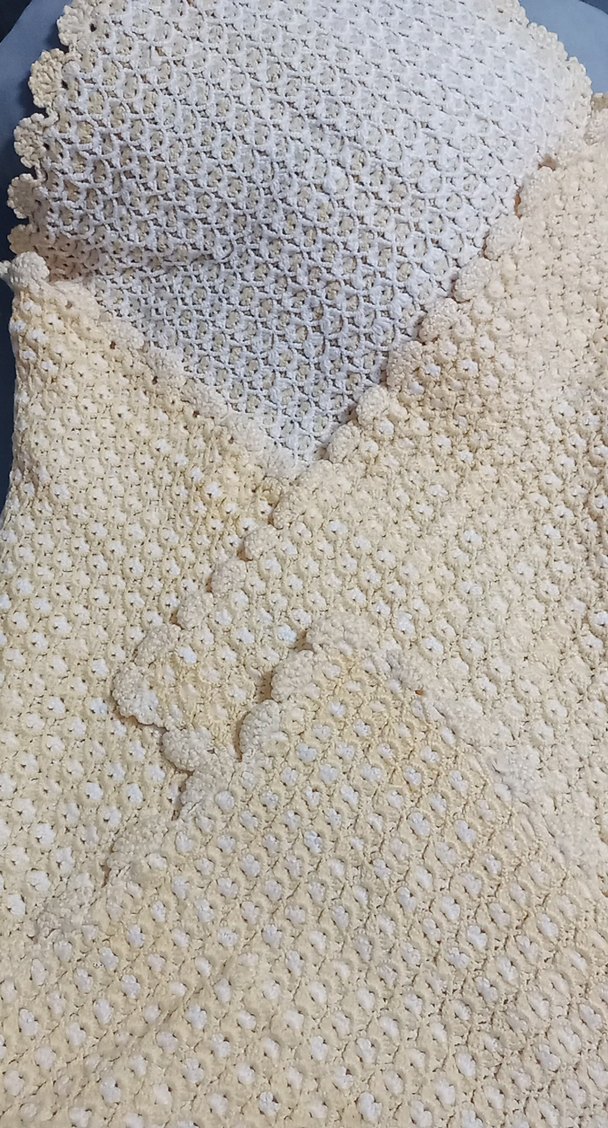 El örgüsü bebek battaniyesi - Görsel 4