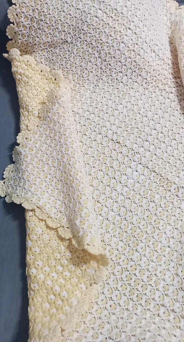 El örgüsü bebek battaniyesi - Görsel 5