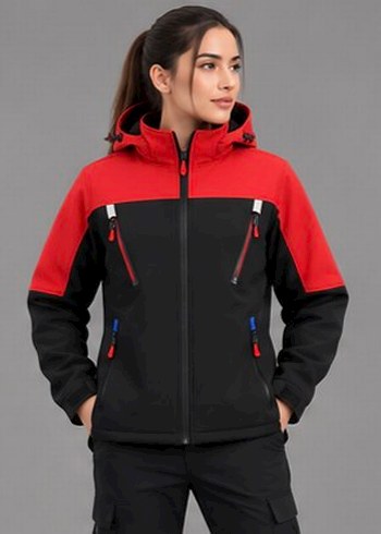 Diğer Kadin Softshell İci Polar Ruzgar Gecirmez Su İtici Outdoor Mont