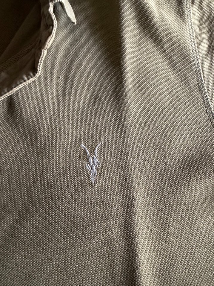 All Saints Haki Polo Tişört — görsel 3/6