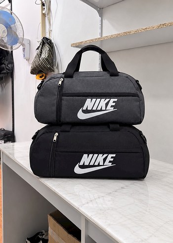 Nike Spor Canta Siyah Koyu Gri Sikligi