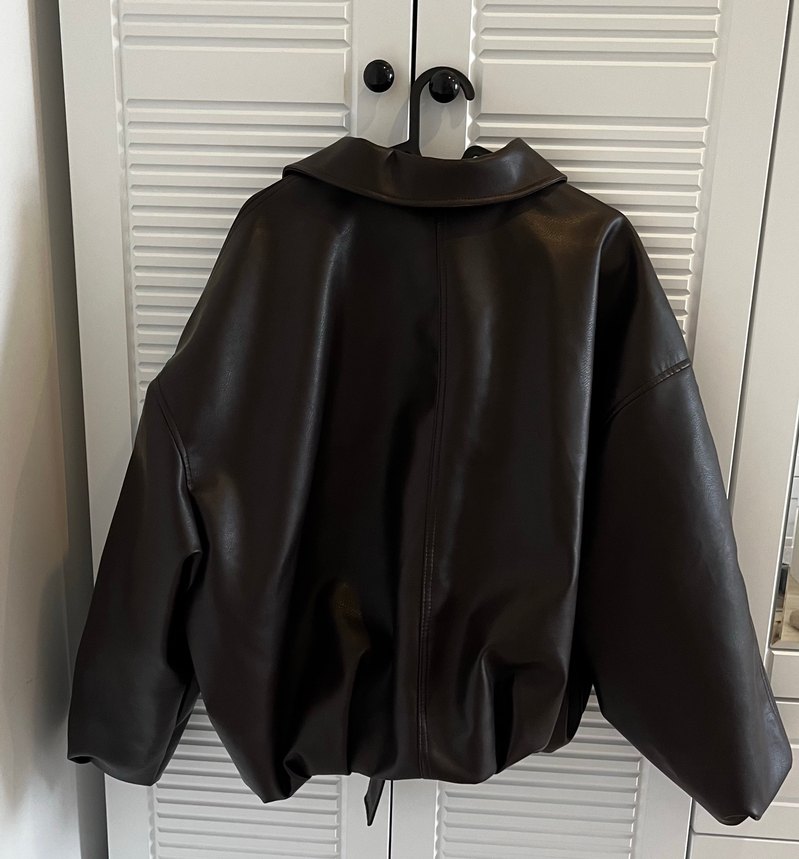 Pull bear kahverengi deri ceket — görsel 4/7