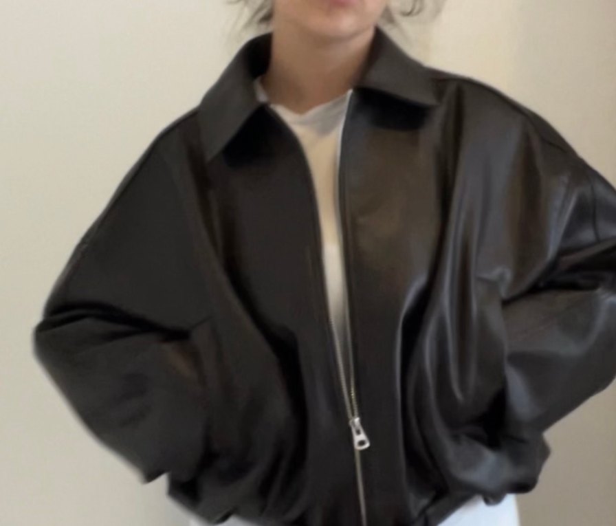 Pull bear kahverengi deri ceket — görsel 6/7