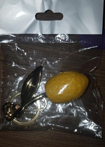 Beden sarı Renk Sarı Gold kaplama Bohem Limonlu Anahtarlık