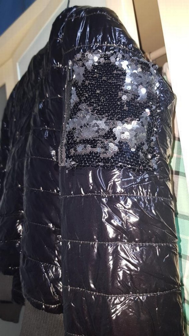 Siyah Fermuarlı Kadın Sokak Stili Mont - Görsel 2