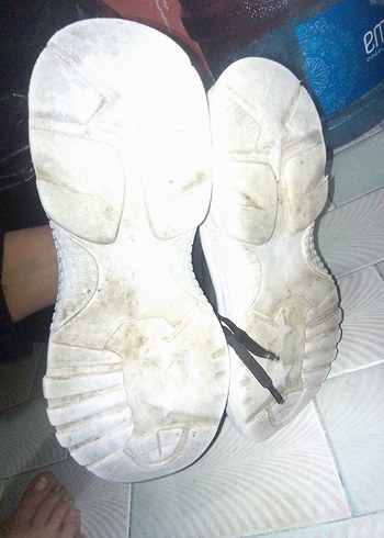 Siyah Bağcıklı unisex Spor Ayakkabı - Görsel 5