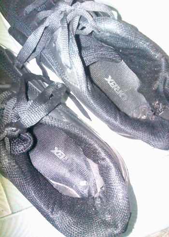 Siyah Bağcıklı unisex Spor Ayakkabı - Görsel 4