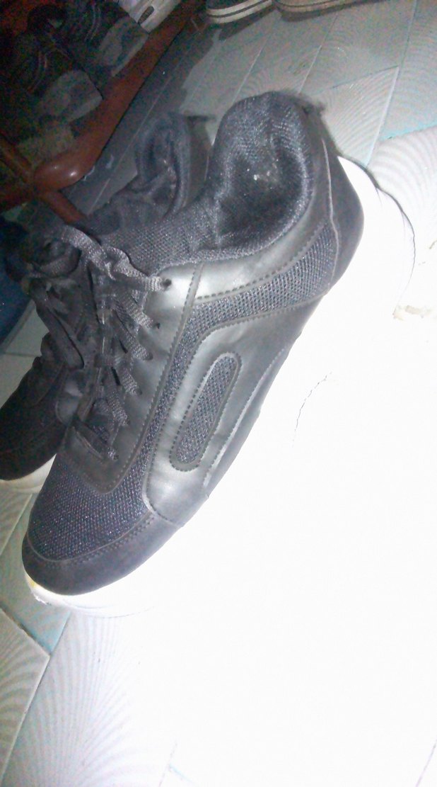 Siyah Bağcıklı unisex Spor Ayakkabı - Görsel 3