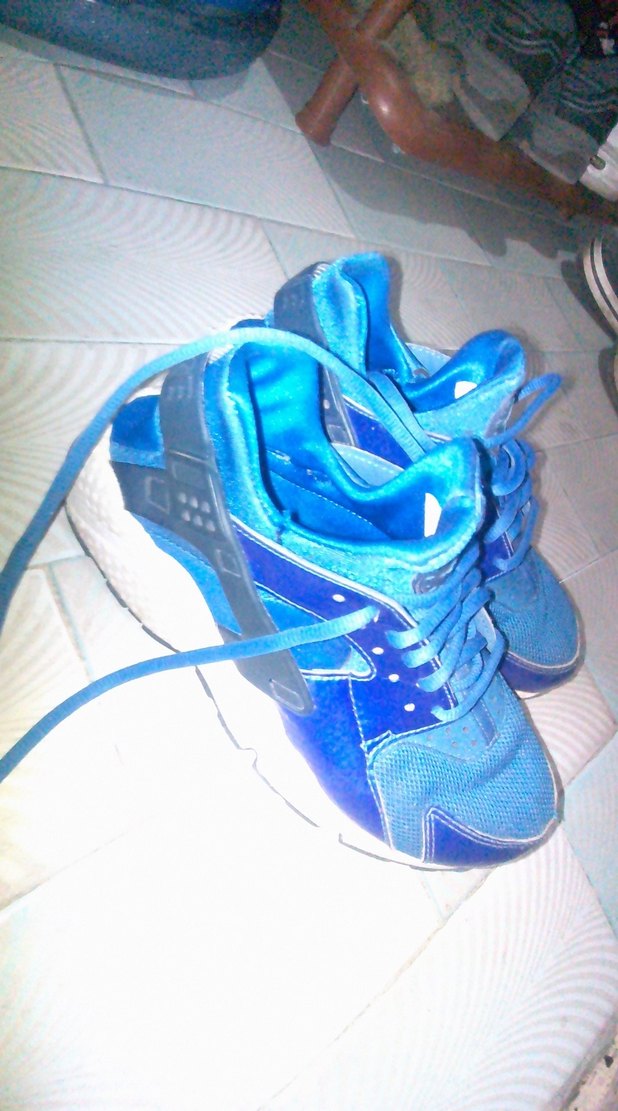 Mavi Bağcıklı Kadın Spor Ayakkabı - Görsel 2