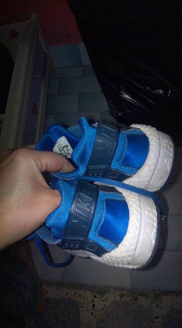 Mavi Bağcıklı Kadın Spor Ayakkabı - Görsel 3