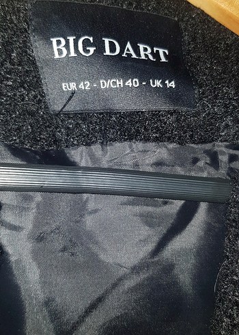 Siyah Tek Düğmeli Tedi Kaban - Görsel 2